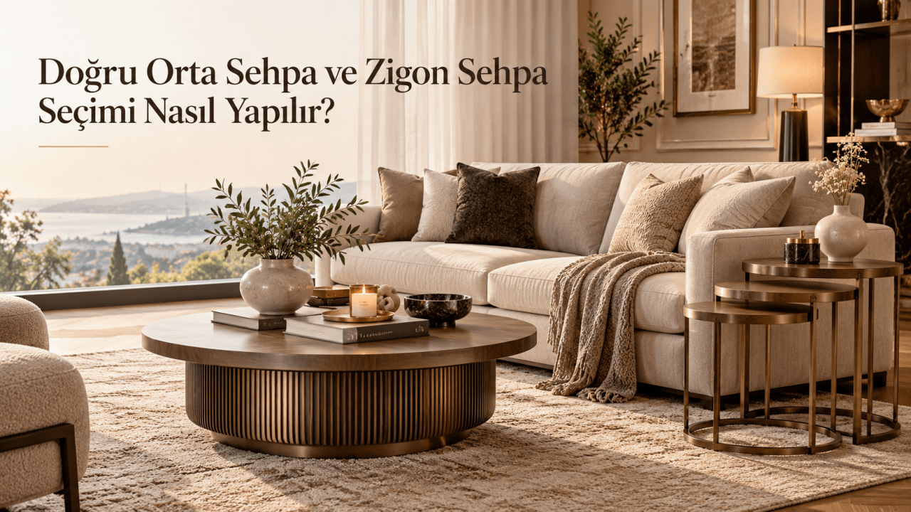 Doğru Orta Sehpa ve Zigon Sehpa Seçimi Nasıl Yapılır?