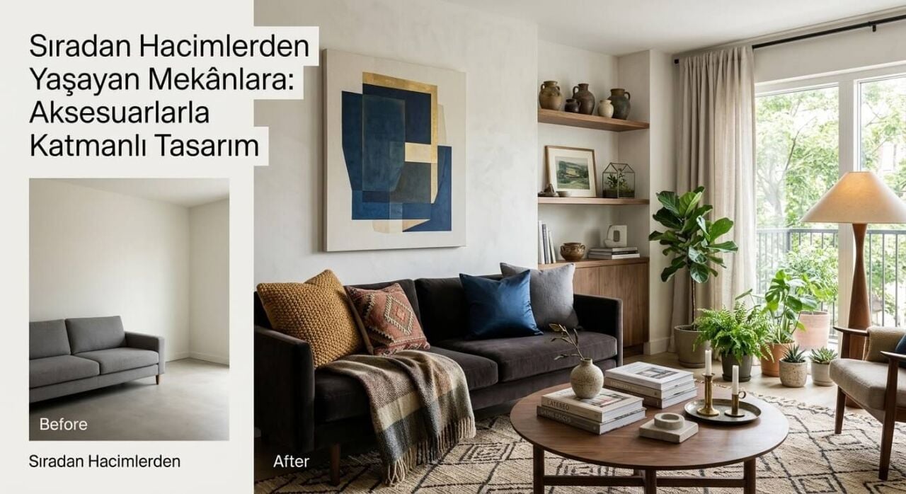 Sıradan Hacimlerden Yaşayan Mekânlara: Aksesuarlarla Katmanlı Tasarım
