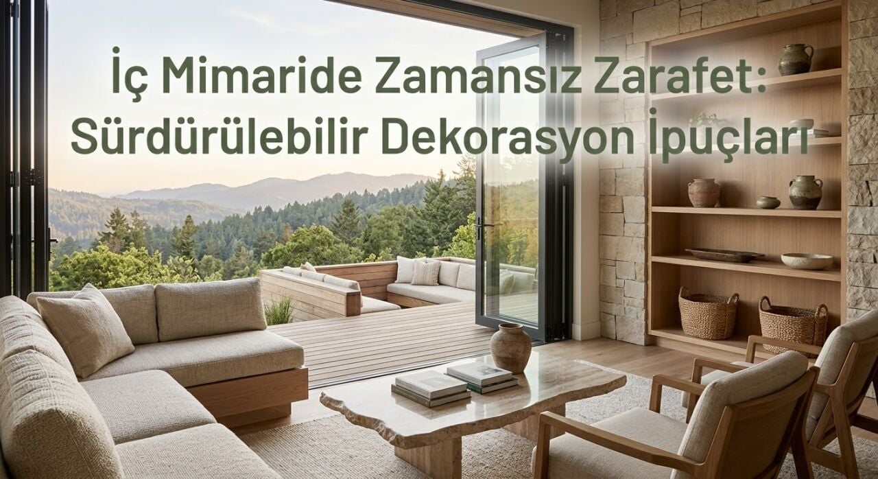 İç Mimaride Zamansız Zarafet: Sürdürülebilir Dekorasyon İpuçları