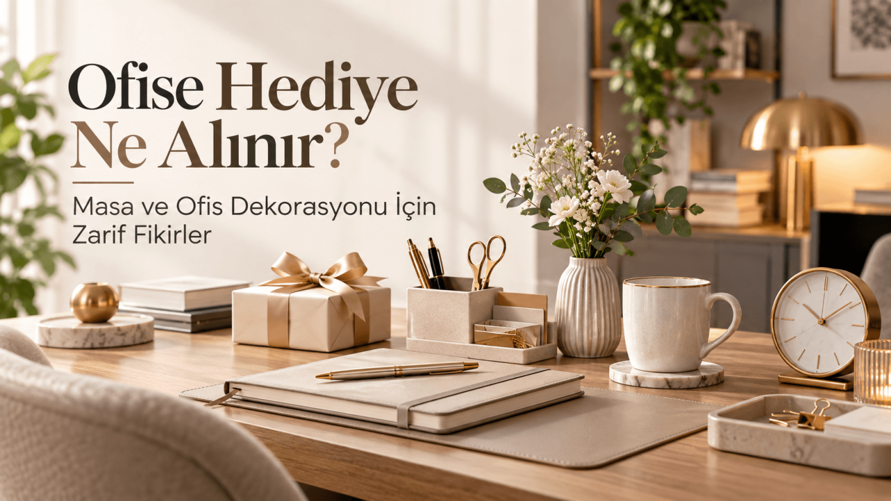 Ofise Hediye Ne Alınır? Masa ve Ofis Dekorasyonu İçin Zarif Fikirler