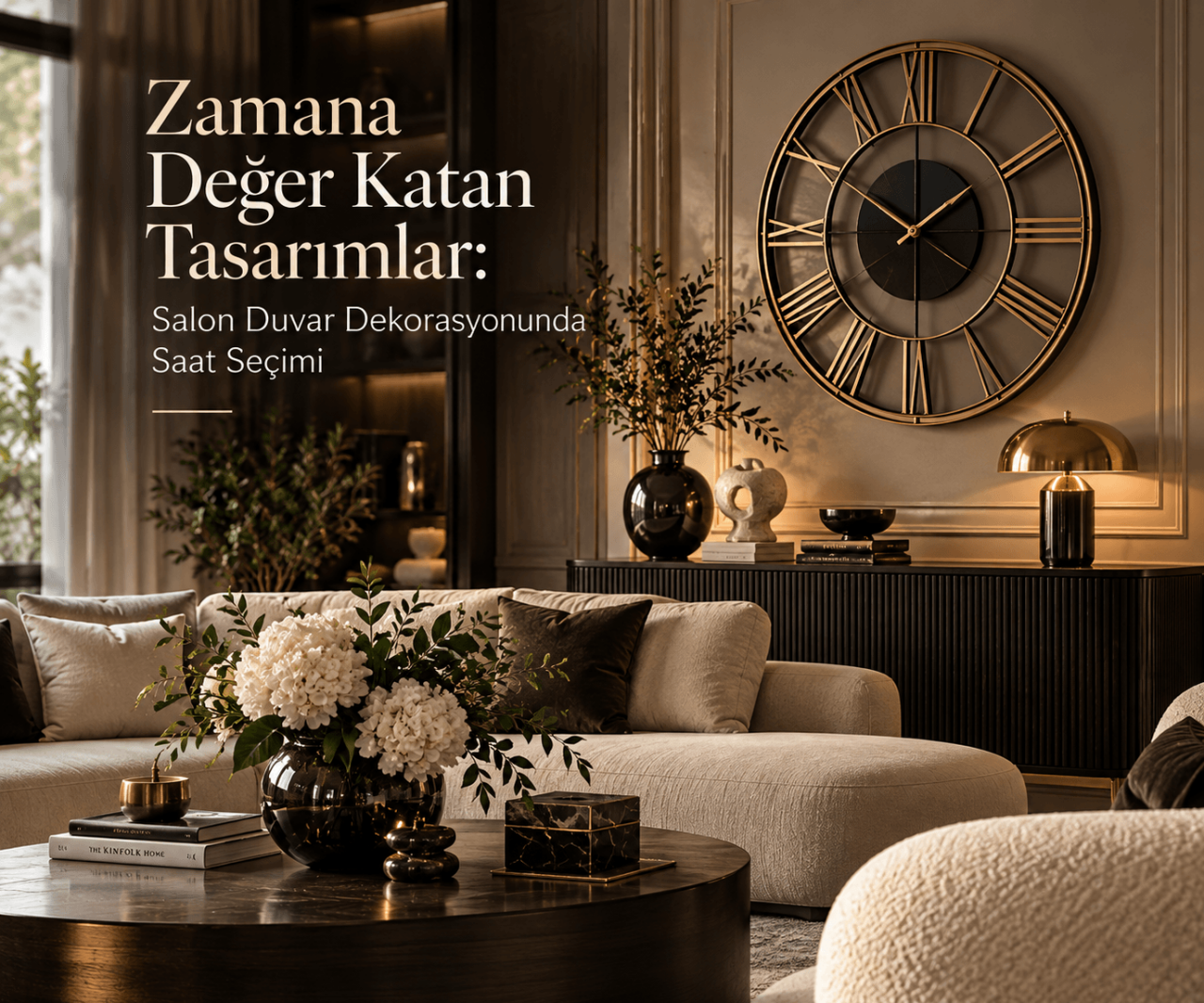 Zamana Değer Katan Tasarımlar: Salon Duvar Dekorasyonunda Saat Seçimi