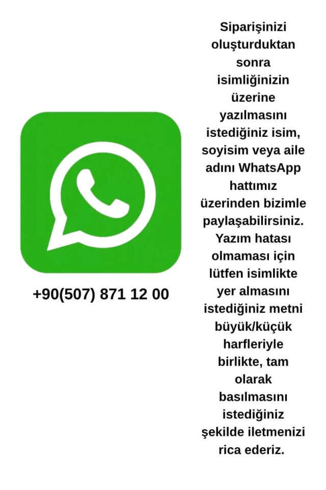 Gümüş Aynalı Çerçeveli Taş Detaylı Kişiye Özel Dekoratif İsimlik